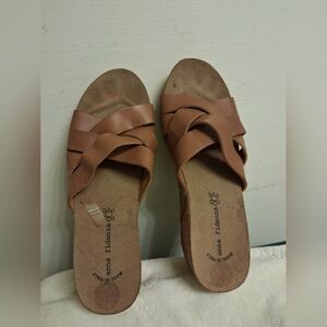Women's Tan ANNA FIDANZA Sandals size 9.5